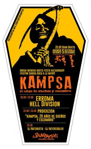 ERROMA + HELL DIVISION live! + DJ NATURISTA + DJ INTERCOOLER